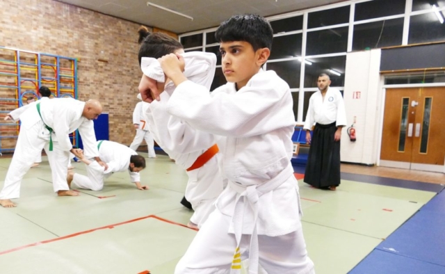 kids aikido practice